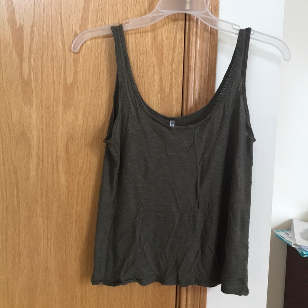 army green summer top
